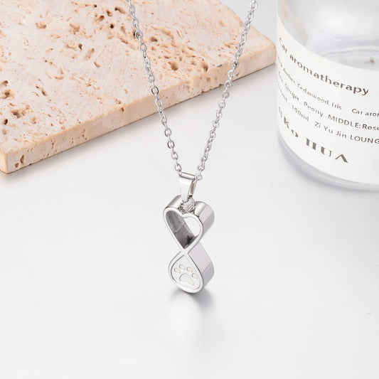 Infinity Love Pet Memorial Urn Pendant