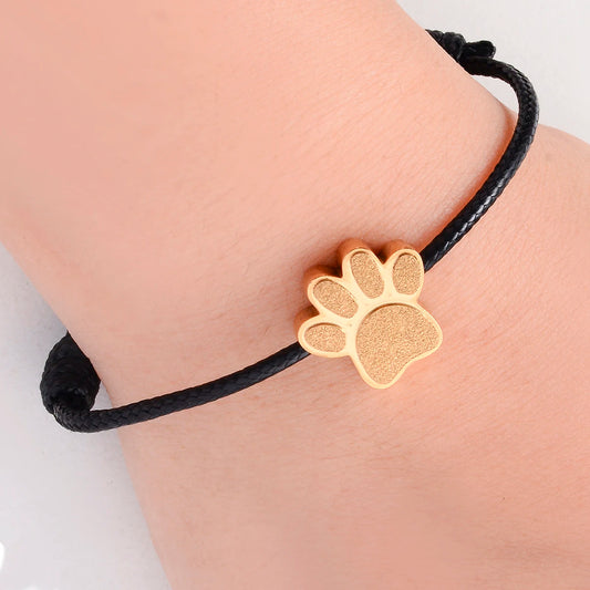 Paw Print Ashes Bracelet Memorial Jewelry